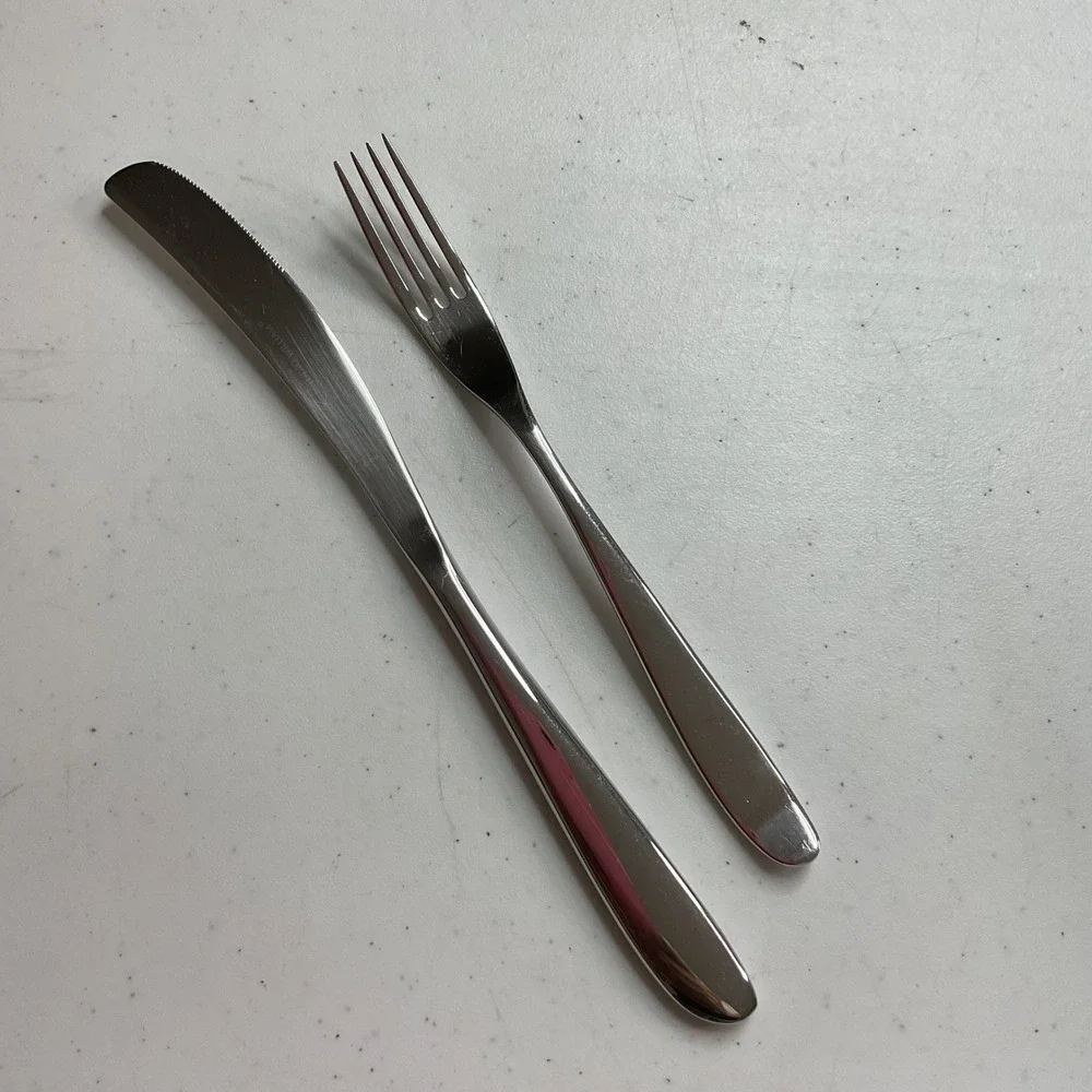 Studio William Olive Hazel Cutlery 2 pcs Dinner Forks Knife  Stainless